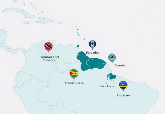 World map showing Avyra locations